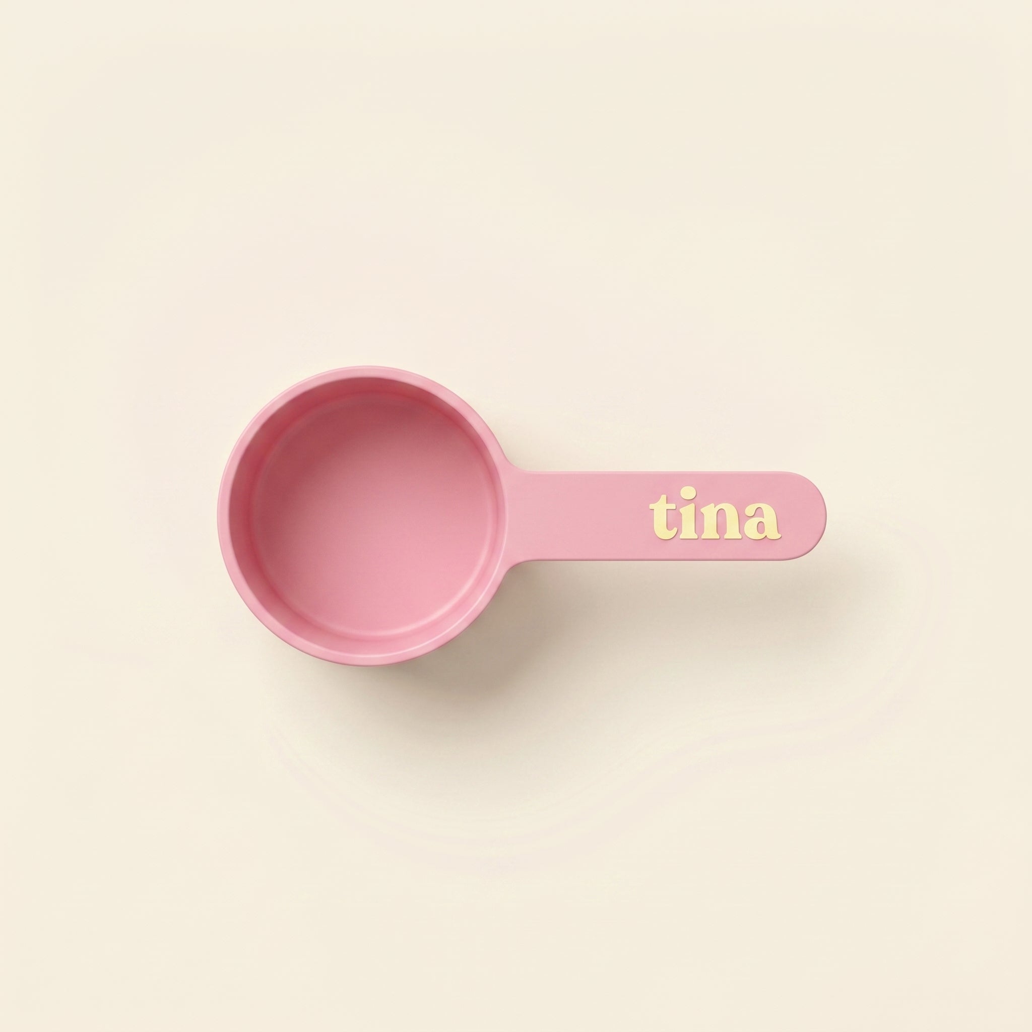 Pink TINA Scoop - branded measuring scoop